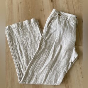 Banana republic linen pants size 4